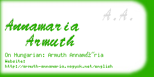 annamaria armuth business card